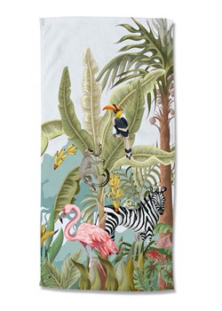 Good Morning Ręcznik plażowy "Jungle party" ze wzorem ze sklepu Limango Polska w kategorii Ręczniki - zdjęcie 189199455