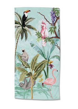 Good Morning Ręcznik plażowy "Ronin" w kolorze błękitnym ze wzorem ze sklepu Limango Polska w kategorii Ręczniki - zdjęcie 189199457