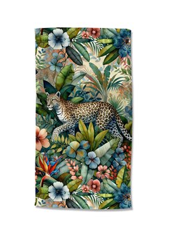 Good Morning Ręcznik plażowy "Raza" w kolorze jasnobrązowo-zielonym ze sklepu Limango Polska w kategorii Ręczniki - zdjęcie 189199477