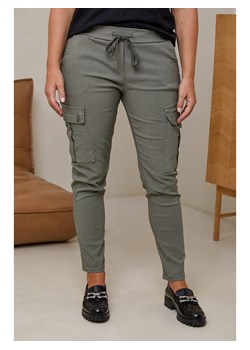 Curvy Lady Bojówki w kolorze khaki ze sklepu Limango Polska w kategorii Spodnie damskie - zdjęcie 189199707