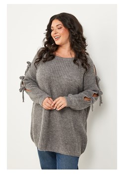 Curvy Lady Sweter w kolorze szarym ze sklepu Limango Polska w kategorii Swetry damskie - zdjęcie 189199817