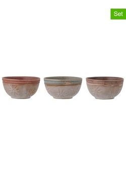 Bloomingville Miski (3 szt.) "Aster" w kolorze brązowo-niebieskim - Ø 11 cm ze sklepu Limango Polska w kategorii Naczynia - zdjęcie 189201576
