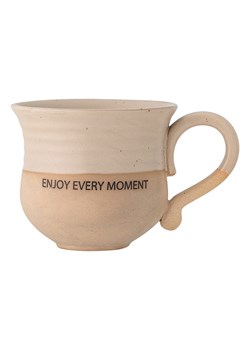 Bloomingville Kubek "Claire" w kolorze kremowo-jasnobrązowym - 450 ml ze sklepu Limango Polska w kategorii Naczynia - zdjęcie 189201708