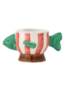 Bloomingville Świecznik "Trudy" w kolorze biało-czerwono-zielonym - 13 x 7 x 8 cm ze sklepu Limango Polska w kategorii Świeczniki - zdjęcie 189201725