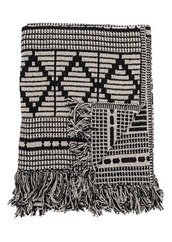 Bloomingville Koc "Gutte" w kolorze kremowo-czarnym - 160 x 130 cm ze sklepu Limango Polska w kategorii Tekstylia - zdjęcie 189201869