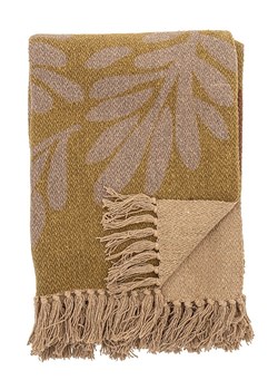 Bloomingville Pled "Lark" w kolorze beżowo-żółtym - 160 x 130 cm ze sklepu Limango Polska w kategorii Tekstylia - zdjęcie 189201957