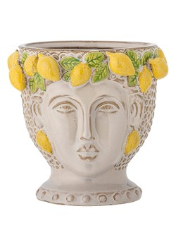 Bloomingville Doniczka "Limone" w kolorze kremowo-żółtym - wys. 16 x Ø 16,5 cm ze sklepu Limango Polska w kategorii Doniczki i osłonki - zdjęcie 189201977