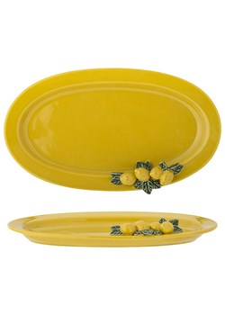 Bloomingville Talerz "Limone" w kolorze żółtym do serwowania - 36 x 21 x 5 cm ze sklepu Limango Polska w kategorii Naczynia - zdjęcie 189201995