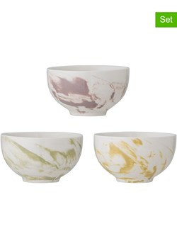 Bloomingville Miski (3 szt.) "Palma" w kolorze zielono-żółto-fioletowym - Ø 11 cm ze sklepu Limango Polska w kategorii Naczynia - zdjęcie 189202227