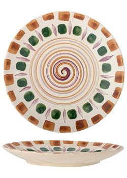 Bloomingville Talerz śniadaniowy "Shama" w kolorze zielono-jasnobrązowym - Ø 27 cm ze sklepu Limango Polska w kategorii Naczynia - zdjęcie 189202489