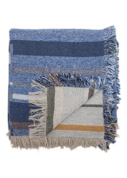 Bloomingville Koc "Toscana" w kolorze niebiesko-kremowym - 160 x 130 cm ze sklepu Limango Polska w kategorii Tekstylia - zdjęcie 189202579