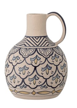 Bloomingville Wazon "Nadya" w kolorze kremowo-niebieskim - wys. 27 x Ø 20 cm ze sklepu Limango Polska w kategorii Wazony - zdjęcie 189202855