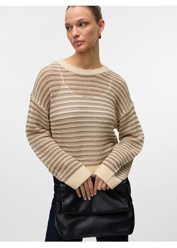 Vero Moda Sweter w kolorze beżowym ze sklepu Limango Polska w kategorii Swetry damskie - zdjęcie 189204305
