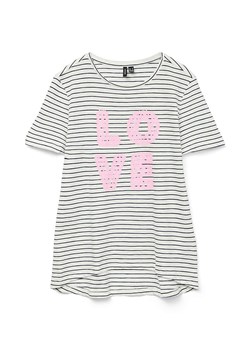 Vero Moda Koszulka "Simone" w kolorze białym ze sklepu Limango Polska w kategorii Bluzki damskie - zdjęcie 189204446