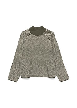 Vero Moda Sweter w kolorze khaki ze sklepu Limango Polska w kategorii Swetry damskie - zdjęcie 189204608