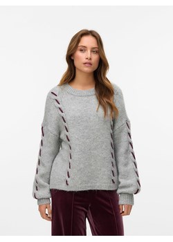 Vero Moda Sweter w kolorze szarym ze sklepu Limango Polska w kategorii Swetry damskie - zdjęcie 189204785