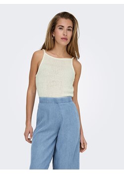 ONLY Top dzianinowy w kolorze kremowym ze sklepu Limango Polska w kategorii Bluzki damskie - zdjęcie 189205177