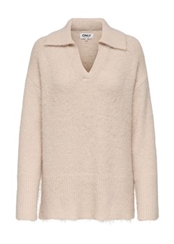 ONLY Sweter w kolorze beżowym ze sklepu Limango Polska w kategorii Swetry damskie - zdjęcie 189205268