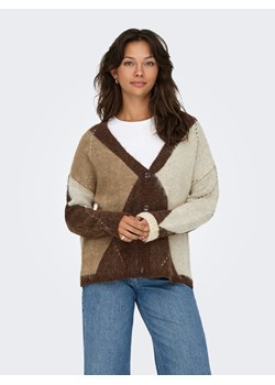ONLY Kardigan w kolorze brązowo-beżowym ze sklepu Limango Polska w kategorii Swetry damskie - zdjęcie 189205318