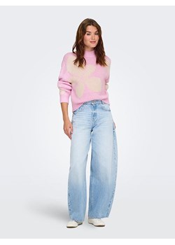 JDY Sweter "Kilian" w kolorze jasnoróżowo-kremowym ze sklepu Limango Polska w kategorii Swetry damskie - zdjęcie 189205356