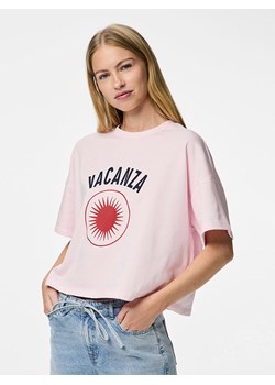 Pieces Koszulka "Chilli" w kolorze jasnoróżowym ze sklepu Limango Polska w kategorii Bluzki damskie - zdjęcie 189205499