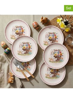 Allure Talerze obiadowe (6 szt.) w kolorze białym ze wzorem - Ø 25,5 cm ze sklepu Limango Polska w kategorii Naczynia - zdjęcie 189206005