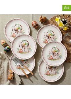 Allure Talerze obiadowe (6 szt.) w kolorze białym ze wzorem - Ø 25,5 cm ze sklepu Limango Polska w kategorii Naczynia - zdjęcie 189206007