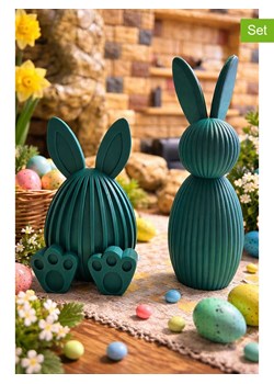 Allure Figurki dekoracyjne (2 szt.) w kolorze zielonym ze sklepu Limango Polska w kategorii Dekoracje - zdjęcie 189206035