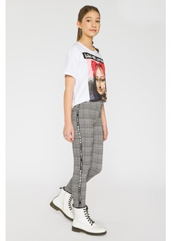 Legginsy w kratę dla dziewczyny, Rozmiar - 164, Kolor - Ciemny szary ze sklepu REPORTER w kategorii Spodnie dziewczęce - zdjęcie 189207797