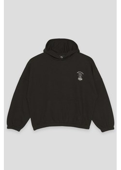 Czarna bluza dresowa z kapturem ERROR, Rozmiar - 146, Kolor - Czarny ze sklepu REPORTER w kategorii Bluzy dziewczęce - zdjęcie 189208035