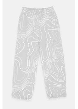 Szare spodnie na gumce w graficzny wzór, Rozmiar - 152, Kolor - Szary ze sklepu REPORTER w kategorii Spodnie dziewczęce - zdjęcie 189208496