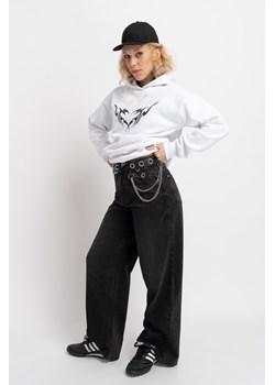 Czarne spodnie jeansowe WIDE LEG, Rozmiar - 146, Kolor - Czarny ze sklepu REPORTER w kategorii Spodnie dziewczęce - zdjęcie 189208616