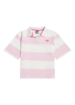 Koszulka dziecięca New Balance YT61M5OKSST – różowa ze sklepu New Balance Poland w kategorii Bluzki dziewczęce - zdjęcie 189209606