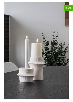 House Nordic Świeczniki (2 szt.) w kolorze kremowym ze sklepu Limango Polska w kategorii Świeczniki - zdjęcie 189209806