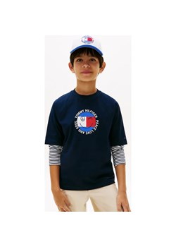 Tommy Hilfiger T-shirt FUN FLAG | Regular Fit ze sklepu Gomez Fashion Store w kategorii T-shirty chłopięce - zdjęcie 189212878
