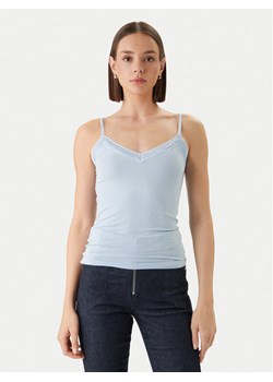 Morgan Top 192-BARBA.N Błękitny Slim Fit ze sklepu MODIVO w kategorii Bluzki damskie - zdjęcie 189213086