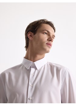 Reserved - Koszula slim fit - biały ze sklepu Reserved w kategorii Koszule męskie - zdjęcie 189213696