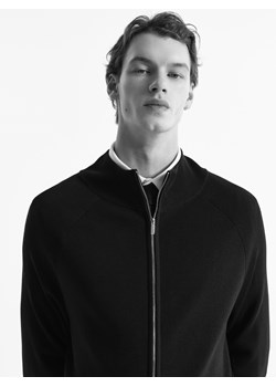 Reserved - Rozpinany sweter z wiskozą - granatowy ze sklepu Reserved w kategorii Swetry męskie - zdjęcie 189213715