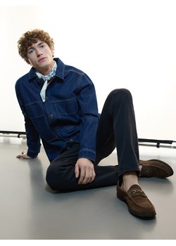 Reserved - Jeansy slim z efektem sprania - czarny ze sklepu Reserved w kategorii Jeansy męskie - zdjęcie 189213767