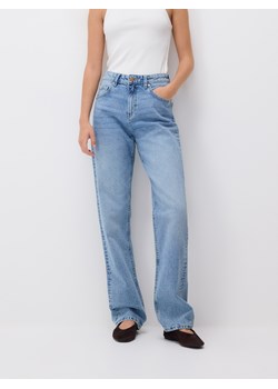 Reserved - Jeansy straight - niebieski ze sklepu Reserved w kategorii Jeansy damskie - zdjęcie 189214808