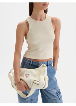 Guess Jeans Torebka CWBEO-GUESS-XC-003-09 Écru ze sklepu MODIVO w kategorii Listonoszki - zdjęcie 189215329