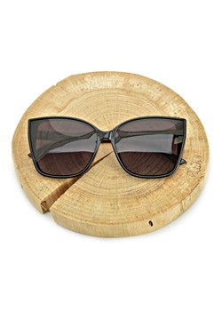 Okulary damskie polaryzacyjne Kocie czarne POL-861 ze sklepu Stylion w kategorii Okulary przeciwsłoneczne damskie - zdjęcie 189215457