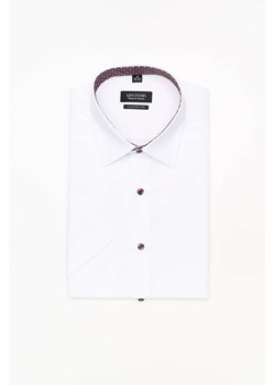 KOSZULA BEXLEY 2719E KRÓTKI RĘKAW CUSTOM FIT BIAŁY ze sklepu Recman w kategorii Koszule męskie - zdjęcie 189215627