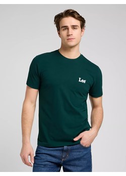 MESKA KOSZULKA LEE SS SMALL LOGO TEE JADE FOREST 112370501 ze sklepu YouNeedit.pl w kategorii T-shirty męskie - zdjęcie 189215836