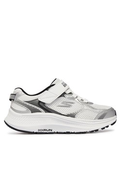 Sneakersy Skechers GOrun Consistent 2.0 405039L/SLW Biały ze sklepu eobuwie.pl w kategorii Buty sportowe dziecięce - zdjęcie 189216295