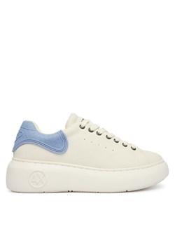 Sneakersy Armani Exchange XW002149 AF19528 MZ728 Biały ze sklepu eobuwie.pl w kategorii Buty sportowe damskie - zdjęcie 189216329