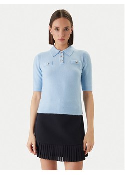 Morgan Sweter 261-MSOFI Błękitny Slim Fit ze sklepu MODIVO w kategorii Swetry damskie - zdjęcie 189216805