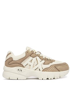 Armani Exchange Sneakersy XW002153 AF22757 MZ285 Beżowy ze sklepu MODIVO w kategorii Buty sportowe damskie - zdjęcie 189216836