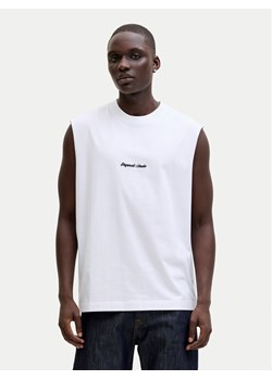 Jack & Jones Tank top Norrebro Emb 12292009 Biały Regular Fit ze sklepu MODIVO w kategorii T-shirty męskie - zdjęcie 189216849