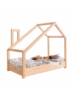 Drewniane łóżko dziecięce domek H2-Z51 ze sklepu Edinos.pl w kategorii Łóżka dziecięce - zdjęcie 189217707